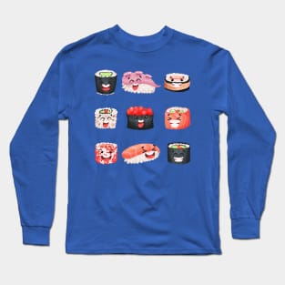 Sushi Funny Collection Long Sleeve T-Shirt